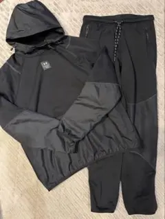 Under Armour RUSH ブラック ジャージ上下セット M