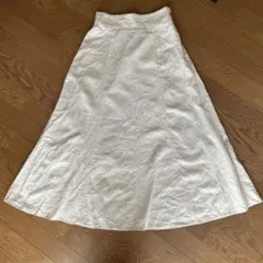 GUアイボリーロングスカート Sサイズ