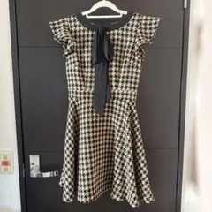JEWELS by sugar チェック柄ノースリーブワンピース
