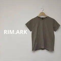 【日本製】リムアーク バックジップ カットソー Tシャツ モカブラウン 36のサムネイル