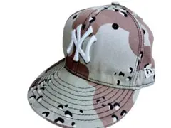 NEW ERA ニューヨークヤンキース　カモ柄　57.7cm　キャップ
