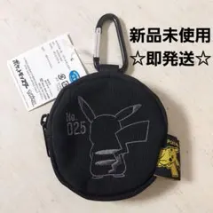 【新品未使用☆即発送】ポケモン ピカチュウ カラビナ付き コインケース　小物入れ