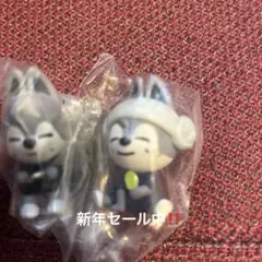 skzoo つまんでつなげてマスコット サウナフィギュア ウルフチャン