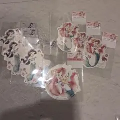 ディズニー ステッカー プリンセス アリエル ジャスミン