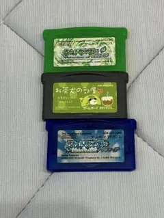 ゲームボーイアドバンスカセット ソフトのみ 3つセット 動作未確認