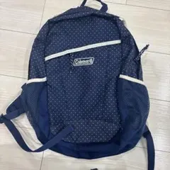 Coleman リュック ドット柄 ネイビーのサムネイル