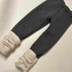 韓国子供服 厚手 裏起毛 レギンス 110サイズ