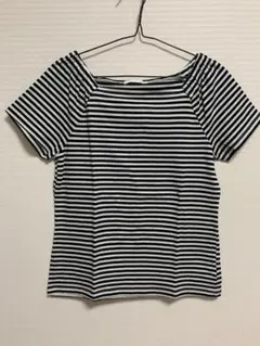 【未着用・美品】earth music＆ecology カットソー 黒 Mサイズ