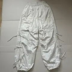 kastane サイドリボンナイロンパンツ