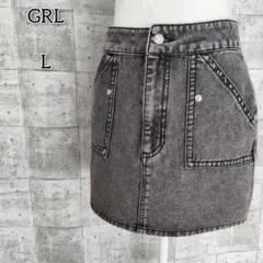グレイル 【L】 ボトムス スカート デニム ミニ丈 2WAY シンプル 春夏