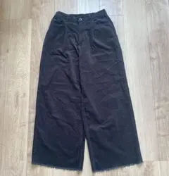 LEPSIM タック入りワイドパンツ　グレー　F