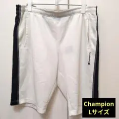 ひ*。様 Champion メンズ ハーフパンツ L ホワイト 訳あり 18のサムネイル