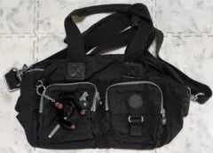 Kipling ショルダーバッグ ブラック モンキーチャーム付のサムネイル