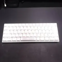 コルセア K65 RGB MINI ホワイト 銀軸