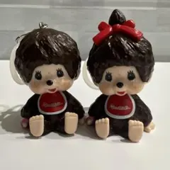 モンチッチ　めじるしアクセサリー　キーホルダー　2個セットのサムネイル