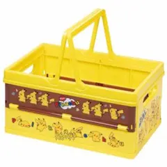 ピカチュウ　折りたたみバスケット　収納バスケット　小物入れ　おもちゃ入れ　新品