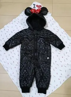 ミニーマウス ベビー　アウター ロンパース 80