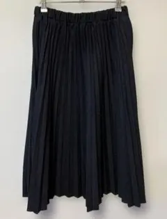 URVIN プリーツ　ロング　スカート　インディゴ