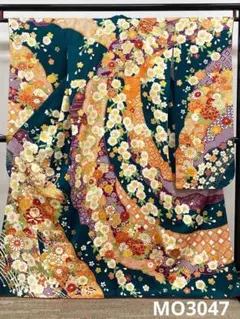 振袖 豪華 金駒 金彩 紋意匠 桜 身丈159cm 撥水加工済 MO3100 - メルカリ