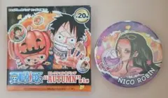 ONE PIECE ハート缶バッジ ロビン - メルカリ