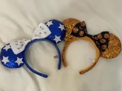 ディズニーカチューシャ スパンコール ２点セット