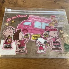 スヌーピータウンショップ 原宿店限定商品「原宿クレープ」 ジッパーケース