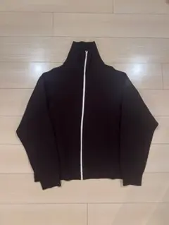 UNIQLO C ミラノリブフルジップカーディガン 39 DARK BROWN