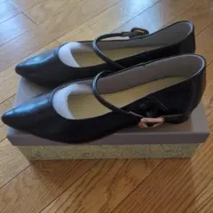 【美品】オリエンタルトラフィック ストラップパンプス ブラック 41(25.5)