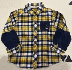 ファミリア　familiar チェックシャツ　100cm