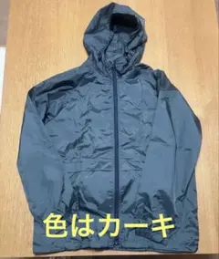 90's old UNIQLO ナイロンパーカーメンズM カーキ美品
