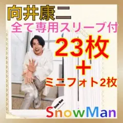 【公式写真23枚+ミニフォト2枚】　向井康二（Snow Man）　　　　L748