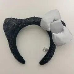 USJ ハローキティ 黒 カチューシャ