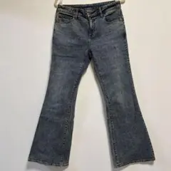 GU スリムフレアジーンズ L