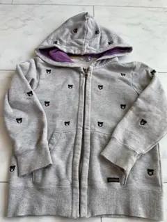 ミキハウス ダブルB B君いっぱいパーカー 110㌢