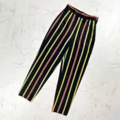アルベルタフェレッティ ストライプ柄テーパードパンツ サイズ38*BD702