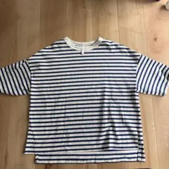 ハーベスティ ボーダーTシャツ HARVESTY ブルー サイズ1 - メルカリ