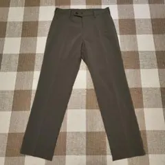 UNIQLO◆感動パンツウルトラライト◆オリーブ◆W76×L69 コットンライク