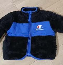 Champion フリースジャケット 黒・青