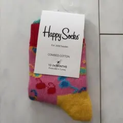 【新品未使用】Happy Socks ハッピーソックス ベビー 12-24M