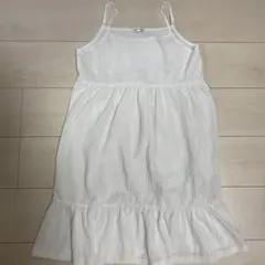 しまむら　キャミワンピース　チュニック　白