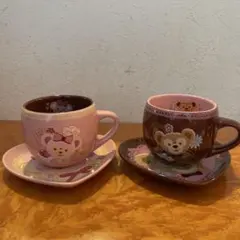 東京ディズニーシー ダッフィー&シェリーメイ スーベニアカップ　2客セット
