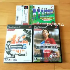 実況ウイニングイレブン3ファイナルVer.等　PS1 PS2ソフト3本セット
