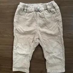 après les cours ベージュ コーデュロイパンツ 90