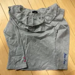 JENNI love グレー フリル長袖カットソー