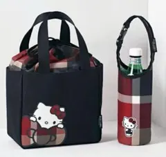 sweet付録ブルーレーベル・クレストブリッジキティトート&ペットボトルホルダー