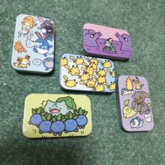 ポケモン プチ缶コレクション 逃 5点セット