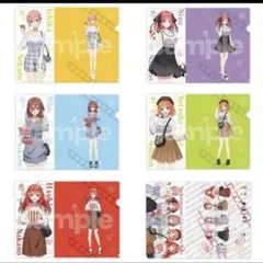 映画五等分の花嫁 DMMスクラッチ クリアファイル6種コンプリートセット