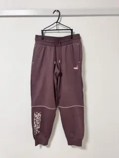 PUMA パープル スウェットパンツ Mサイズ