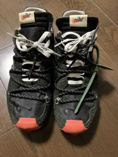 NIKE オフホワイト スニーカー エア ズーム テラ カイガー