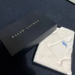 RALPH LAUREN ホワイト？ぴンク？タオルハンカチ。のサムネイル